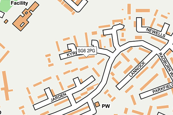 SG6 2PG map - OS OpenMap – Local (Ordnance Survey)