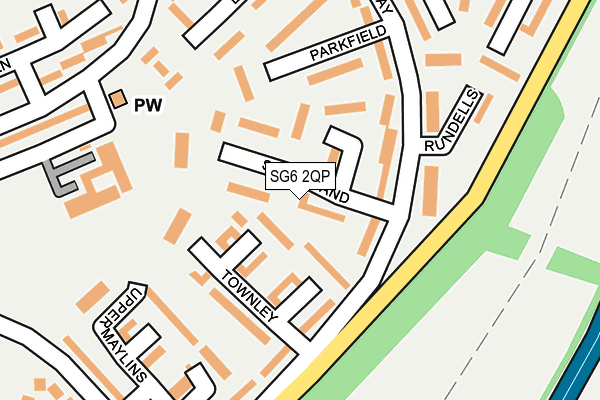 SG6 2QP map - OS OpenMap – Local (Ordnance Survey)