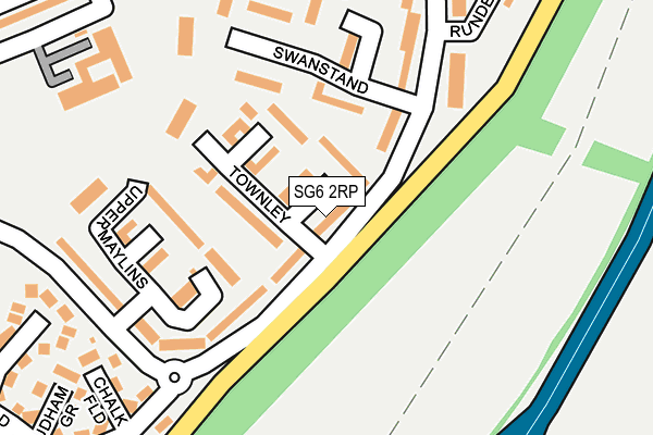 SG6 2RP map - OS OpenMap – Local (Ordnance Survey)