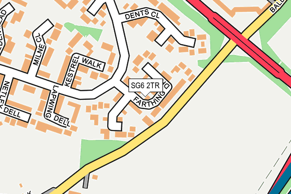 SG6 2TR map - OS OpenMap – Local (Ordnance Survey)