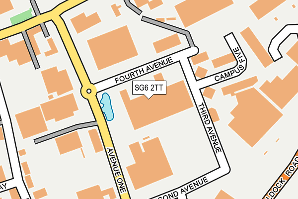 SG6 2TT map - OS OpenMap – Local (Ordnance Survey)