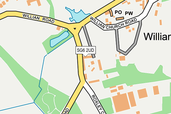 SG6 2UD map - OS OpenMap – Local (Ordnance Survey)