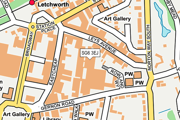 SG6 3EJ map - OS OpenMap – Local (Ordnance Survey)