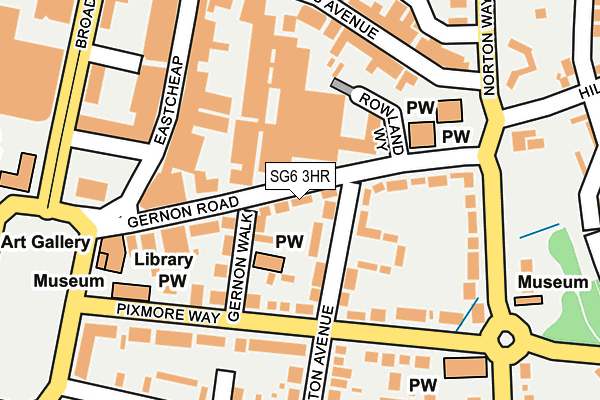 SG6 3HR map - OS OpenMap – Local (Ordnance Survey)