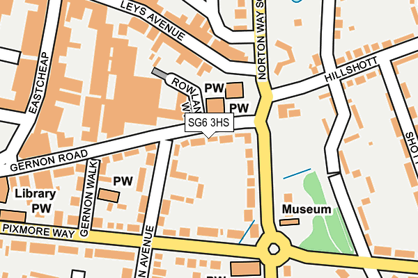 SG6 3HS map - OS OpenMap – Local (Ordnance Survey)