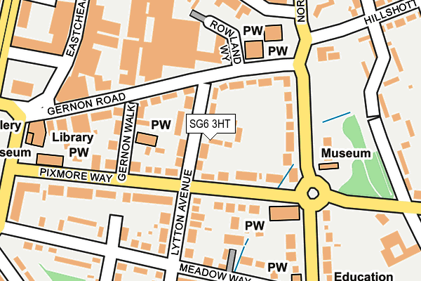 SG6 3HT map - OS OpenMap – Local (Ordnance Survey)