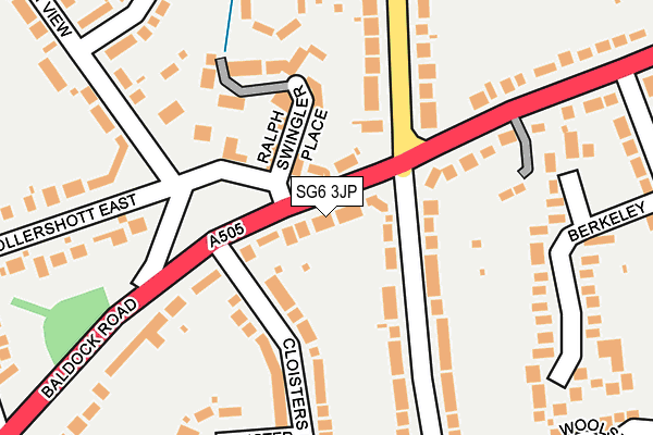 SG6 3JP map - OS OpenMap – Local (Ordnance Survey)