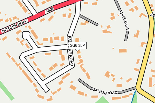 SG6 3LP map - OS OpenMap – Local (Ordnance Survey)