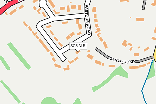 SG6 3LR map - OS OpenMap – Local (Ordnance Survey)