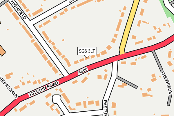 SG6 3LT map - OS OpenMap – Local (Ordnance Survey)