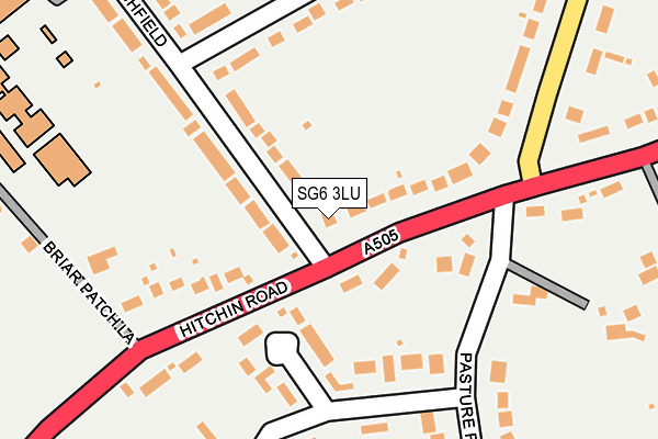 SG6 3LU map - OS OpenMap – Local (Ordnance Survey)