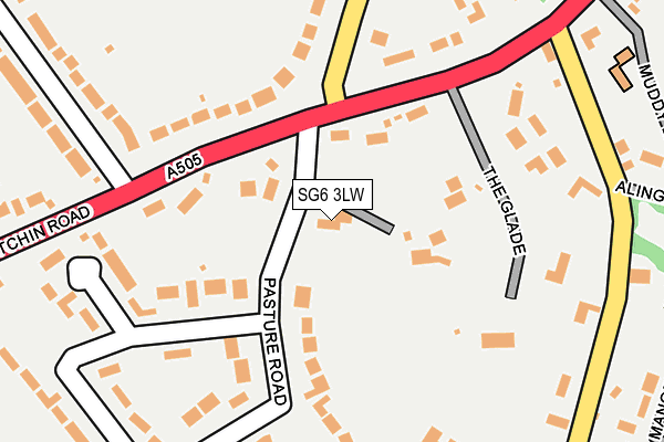 SG6 3LW map - OS OpenMap – Local (Ordnance Survey)