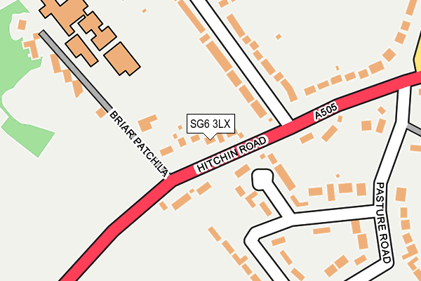 SG6 3LX map - OS OpenMap – Local (Ordnance Survey)