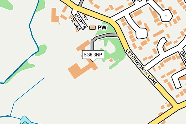 SG6 3NP map - OS OpenMap – Local (Ordnance Survey)