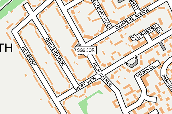 SG6 3QR map - OS OpenMap – Local (Ordnance Survey)