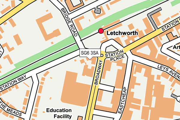 SG6 3SA map - OS OpenMap – Local (Ordnance Survey)