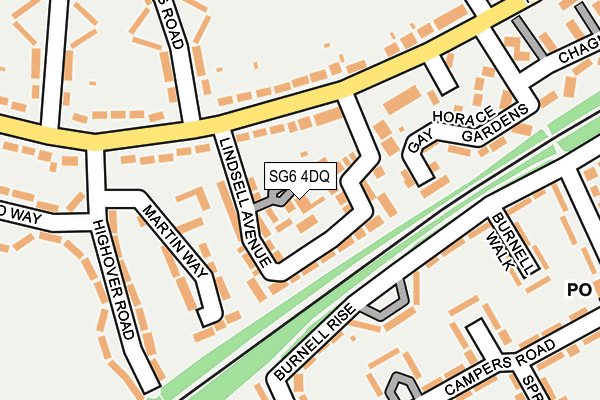 SG6 4DQ map - OS OpenMap – Local (Ordnance Survey)