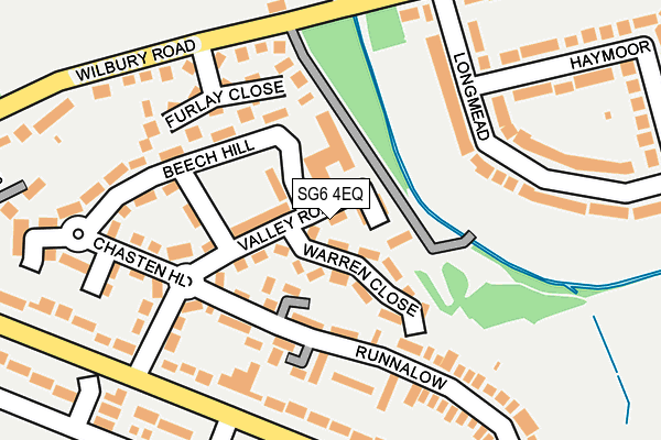 SG6 4EQ map - OS OpenMap – Local (Ordnance Survey)