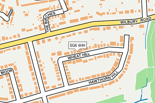 SG6 4HH map - OS OpenMap – Local (Ordnance Survey)