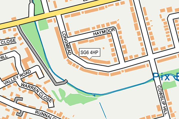 SG6 4HP map - OS OpenMap – Local (Ordnance Survey)