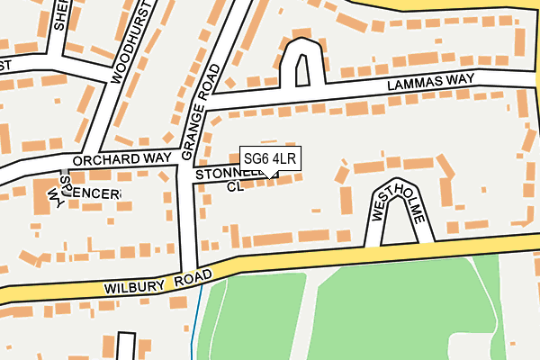 SG6 4LR map - OS OpenMap – Local (Ordnance Survey)