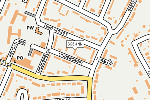 SG6 4NN map - OS OpenMap – Local (Ordnance Survey)