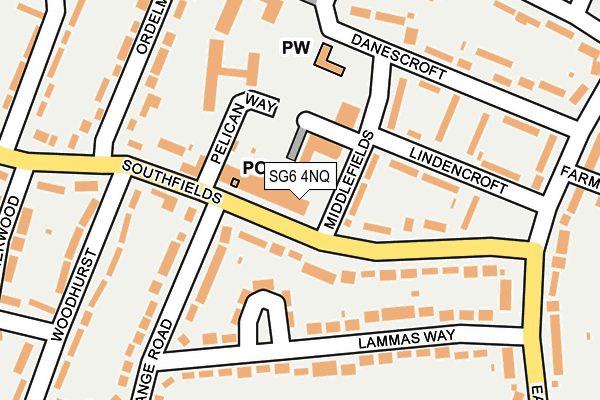 SG6 4NQ map - OS OpenMap – Local (Ordnance Survey)