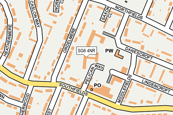 SG6 4NR map - OS OpenMap – Local (Ordnance Survey)