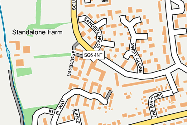 SG6 4NT map - OS OpenMap – Local (Ordnance Survey)