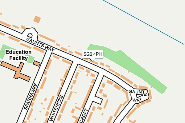 SG6 4PH map - OS OpenMap – Local (Ordnance Survey)