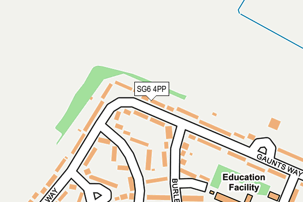 SG6 4PP map - OS OpenMap – Local (Ordnance Survey)