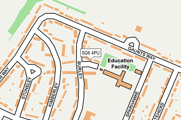 SG6 4PU map - OS OpenMap – Local (Ordnance Survey)