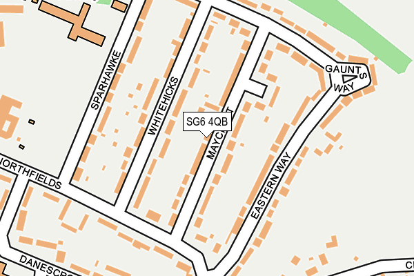 SG6 4QB map - OS OpenMap – Local (Ordnance Survey)