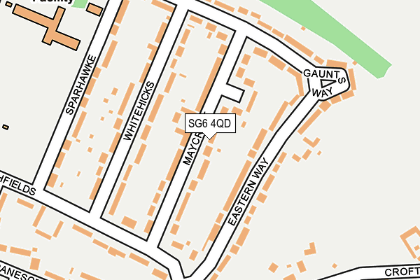 SG6 4QD map - OS OpenMap – Local (Ordnance Survey)