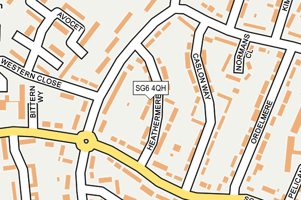SG6 4QH map - OS OpenMap – Local (Ordnance Survey)