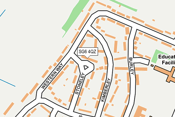 SG6 4QZ map - OS OpenMap – Local (Ordnance Survey)