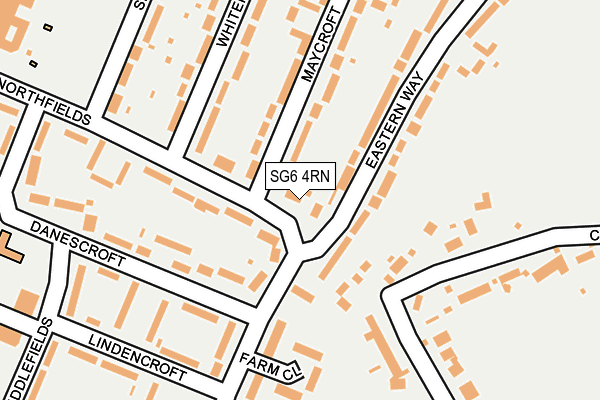 SG6 4RN map - OS OpenMap – Local (Ordnance Survey)