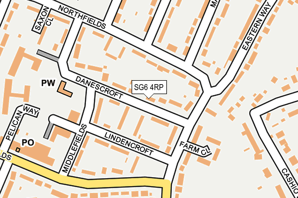 SG6 4RP map - OS OpenMap – Local (Ordnance Survey)