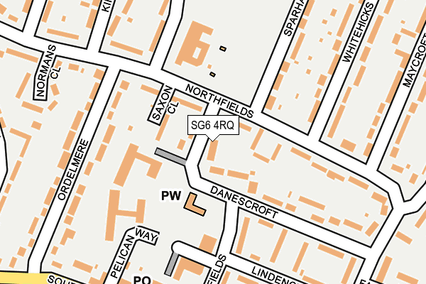 SG6 4RQ map - OS OpenMap – Local (Ordnance Survey)