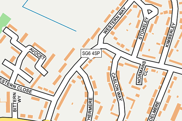 SG6 4SP map - OS OpenMap – Local (Ordnance Survey)