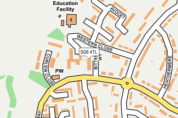 SG6 4TL map - OS OpenMap – Local (Ordnance Survey)