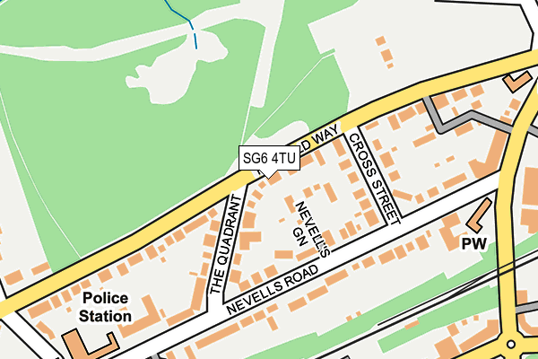 SG6 4TU map - OS OpenMap – Local (Ordnance Survey)