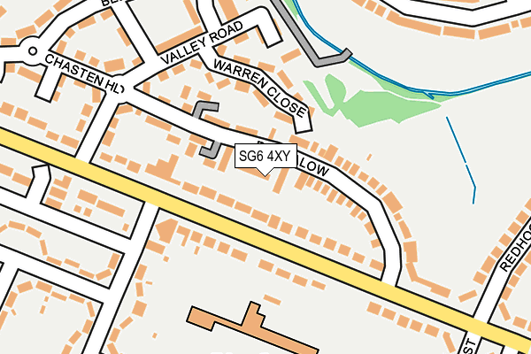 SG6 4XY map - OS OpenMap – Local (Ordnance Survey)