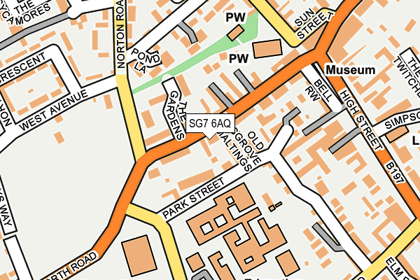 Map of CJA BUILDING LTD at local scale