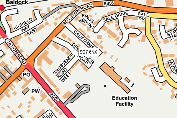 Map of SJT PROPERTY DEVELOPMENT LTD at local scale