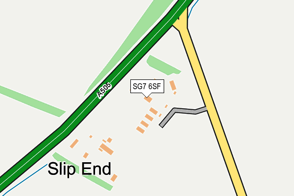 SG7 6SF map - OS OpenMap – Local (Ordnance Survey)