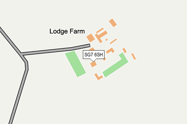 SG7 6SH map - OS OpenMap – Local (Ordnance Survey)