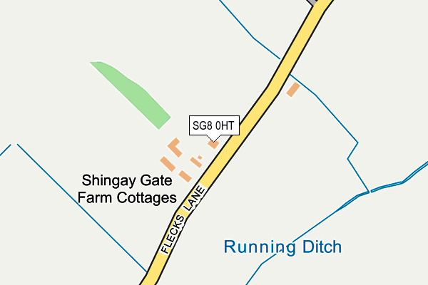 SG8 0HT map - OS OpenMap – Local (Ordnance Survey)