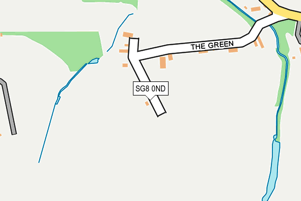 SG8 0ND map - OS OpenMap – Local (Ordnance Survey)