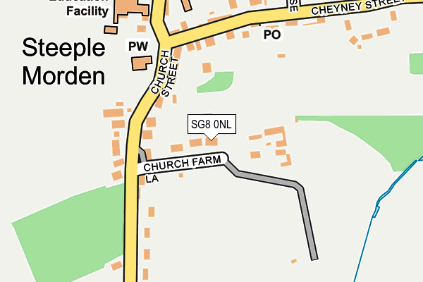 SG8 0NL map - OS OpenMap – Local (Ordnance Survey)